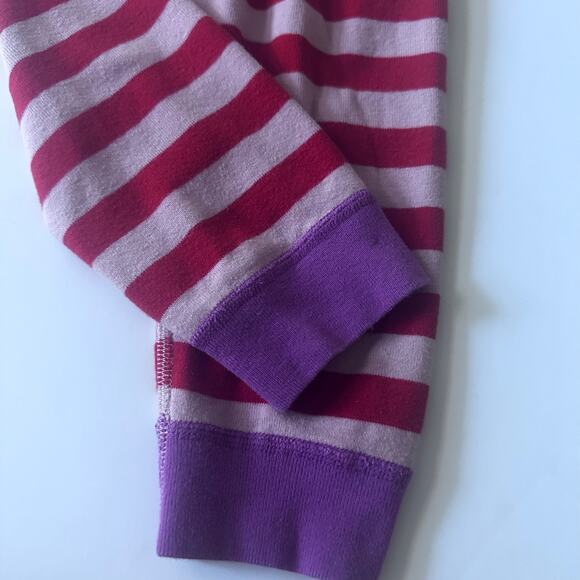 Hanna Andersson Red/Pink Striped Organic Cotton Pajamas - 8 - Picture 6 of 6